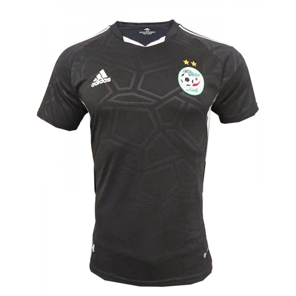 Algeria version joueur maillot de football gris uniforme de football kit de football pour hommes hauts chemise de sport 2023